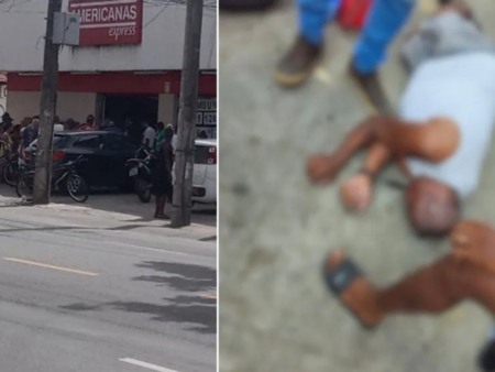 Idoso morre após ser baleado em tentativa de assalto em frente a loja Americanas