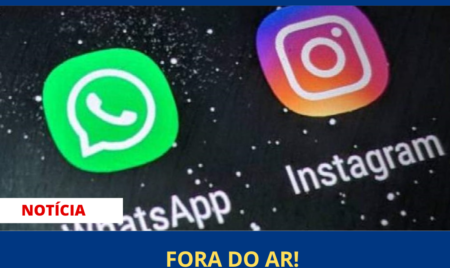 whatsapp e instagram fora do ar