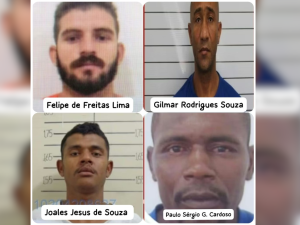Quatro detentos cavam buraco e fogem do Conjunto Penal de Teixeira de Freitas