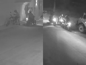 Câmeras registram sequência de assaltos a motociclistas em Eunápolis