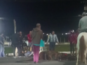 Jovem morre e mulher fica ferida após colisão com cavalo solto na BR-367, em Eunápolis