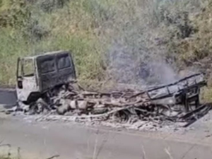 Protesto por prisão de cacique acaba com agressão e caminhão incendiado na BR-101