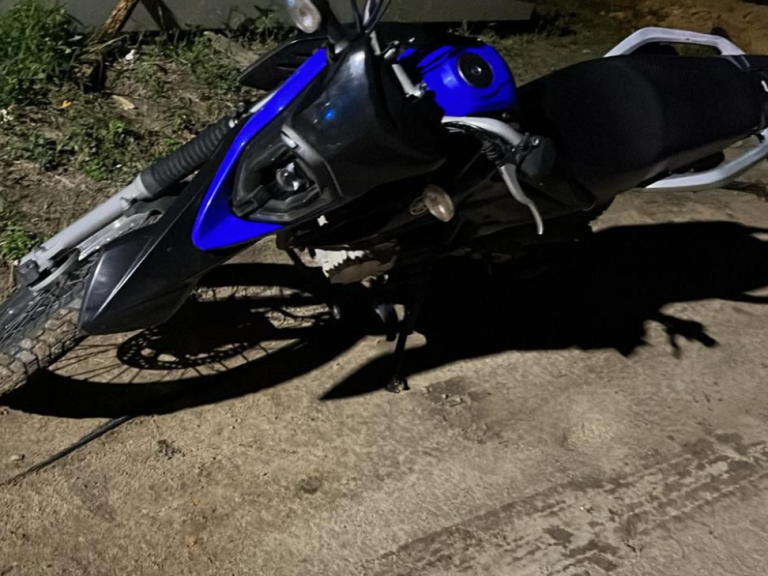 Polícia Civil apreende motocicleta adulterada durante operação na BR-367, em Porto Seguro