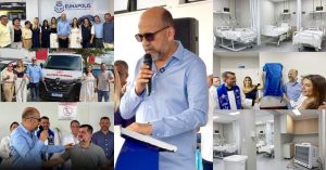 Robério Oliveira entrega nova Ala Vermelha no Hospital Regional de Eunápolis