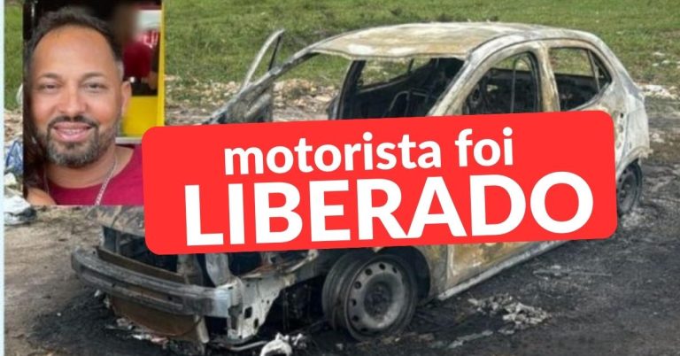 Fim da angústia: Após 4 dias desaparecido, motorista é solto por criminosos